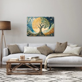 Üveg kép – Életfa a holdban (70x50 cm)