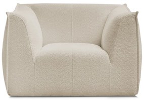 Bézs buklé fotel Giorgia – Bobochic Paris