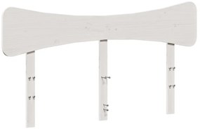 fehér tömör fenyőfa fejtámla 150 cm