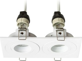 RENDL GALO II zápustná bílá 230V LED GU10 9W IP65