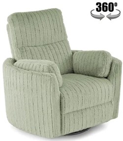 Pegas dönthető és forgatható fotel mentazöld