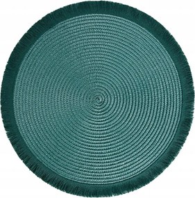 Asztali Alátét Kerek Hawaii 38 CM Sötétzöld Ambition