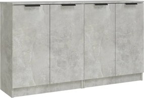 vidaXL 2 db fehér szerelt fa tálalóasztal 60 x 30 x 70 cm