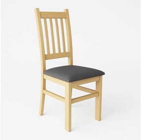 Étkezőszék SIMON tölgy/sötétszürke
