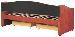 Egyszemélyes ágy 80 cm Clinton Bonell (barna) (ágyráccsal és matraccal, tárolóhely nélkül). 1076507