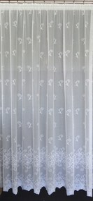 Mg Függöny jacquard 3090 Fehér 310X250 kész szalaggal