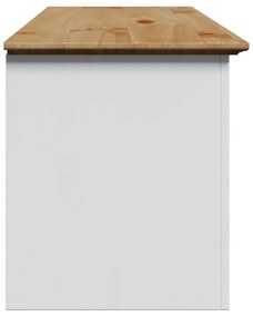 előszobapad BODO&quot; fehér és barna 114x40x45 cm&quot;