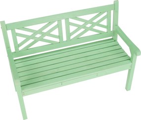Fából készült kerti pad, neo mint, 124 cm, FABLA