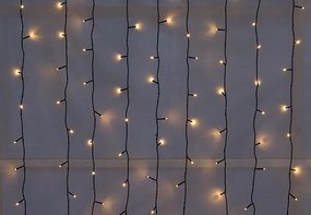 NEXOS diLED Fényfüggöny 200 LED Meleg fehér + csatlakozás