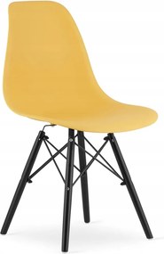 Osaka szék mustár lábak fekete x 1