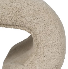 Bézs buklé puff – Ixia