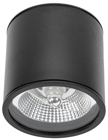 Wojnarowscy Fürdőszobai spotlámpa CHLOE AR111 1xGU10/50W/230V IP65 kerek fekete WJ0397