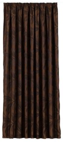 Sötétbarna függöny 210x245 cm Nydia – Mendola Fabrics