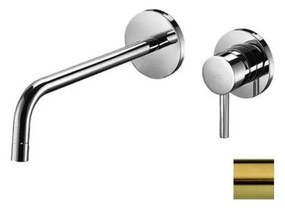 Paffoni - LIGHT falba építhető mosdócsaptelep, szálcsiszolt arany