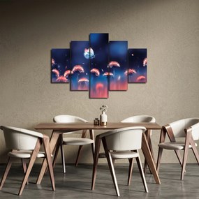 Pitypang képe kék pillangóval (150x105 cm)