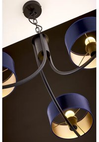 Jupiter 2099 - láncos csillár ARTHUR 3xE27/15W/230V kék/fekete