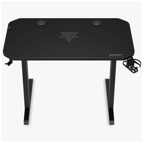 Gamer asztal SENSE7 Nomad Classic 100×50 cm Desk, Black