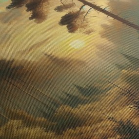 Kép - Napfény az erdőben (90x60 cm)