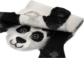 Fehér-fekete gyerek szőnyeg 110x70 cm Kids Buddy - Narma