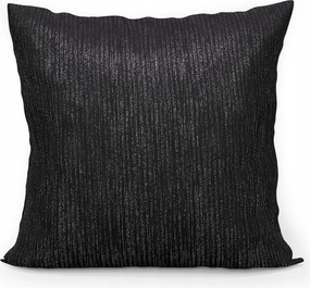 Párnahuzat 40x40 fekete, lurex Emma