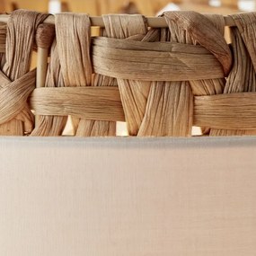 Brilliant - Asztali lámpa WATERLILLY 1xE27/60W/230V krémes