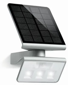 STEINEL 671013 - Napelemes LED-reflektor XSolar L-S 1,2W/LED ezüst IP44