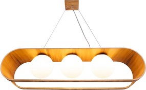 Quintiesse modern skandináv függeszték sfera fa elsqn-sfera-3p-teak