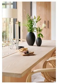 River fekete porcelán váza, magasság 16 cm - Morsø