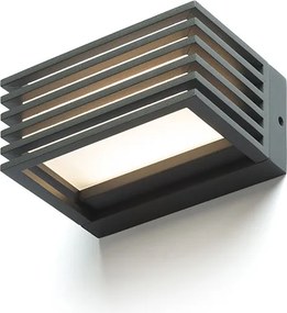 RENDL CLAIRE 14 fali lámpa antracit opálakril 230V LED 6W IP54 3000K
