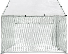 Juskys Csirkekifutó - 3x2x2m