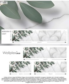 Wallplex konyhahátfal Márvány Liget (Méret: 60x180)