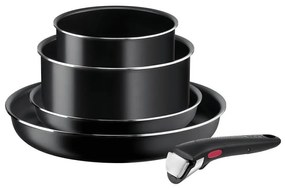 Tefal - Konyhai készlet 5 db INGENIO EASY COOK &amp; CLEAN BLACK
