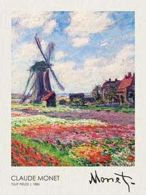 Reprodukció Tulip Fields (1886), Claude Monet