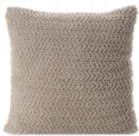 Díszpárnahuzat Laris 45x45 bézs, fényes cérna