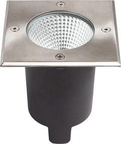 RENDL RIZZ SQ 125 rozsdamentes acél 230V LED 7W 41° IP67 3000K