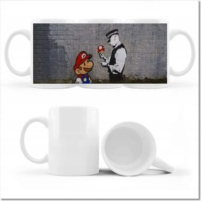 Fotó bögre Banksy gombász rendőrség