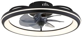 Globo Celeste 03643 távirányítós mennyezeti ventilátoros lámpa, 40W LED, 3000K-6500K, 188-2080 lm