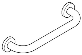 GROHE 411892430 - Fürdőkád kapaszkodó START 349 mm fekete