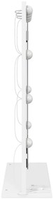 LED fényekkel ellátott sminktükör Fehér 70x50x18 cm