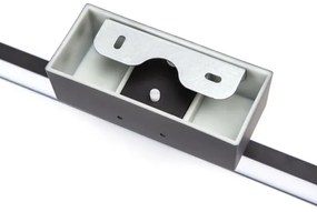 Aigostar - Fürdőszobai LED tükörvilágítás LED/12W/230V 4000K 60 cm IP44 fekete