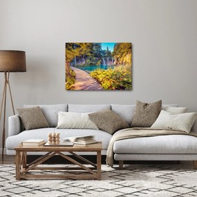 Kép - Plitvicei-tavak, Horvátország (70x50 cm)