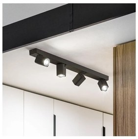 Ideal Lux - LED Spotlámpa RUDY 4xGU10/7W/230V fekete