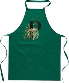 Konyhai Kötény zöld P Betűvel Paulina Patrícia FA_373_z