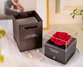 Örök rózsa fiókos díszdobozban