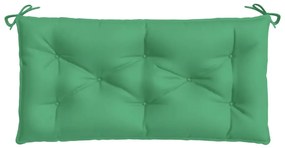 zöld oxford szövet kerti pad párna 100 x 50 x 7 cm