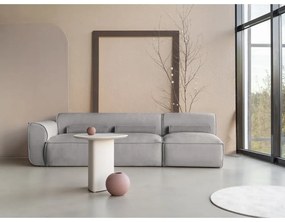 Világosszürke moduláris heverő (bal oldali) Flex Felix – Miuform