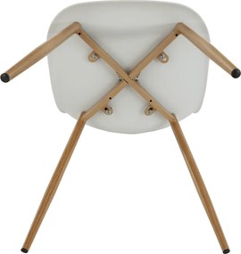 Szék, fehér/natúr, SINTIA