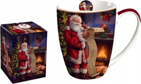 Karácsonyi bögre 350ml Mikulás ajándék dobozban Mikulás