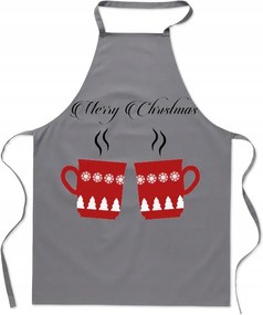 Karácsonyi konyhai kötény Merry Christmas