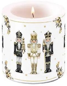 Karácsonyi diótörős átvilágítós gyertya kicsi Royal Nutcrackers kollekció